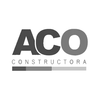 Logo de ACO Constructora, cliente de Serter SRL -